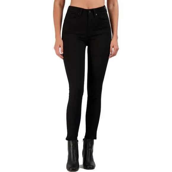 Just USA Jeans Just Usa Womens Black Rinse High Waisted